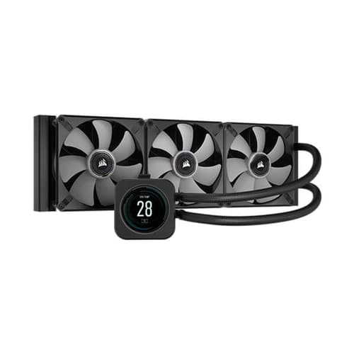 Corsair iCUE H150i Elite LCD Display CPU Liquid Cooler (Black)